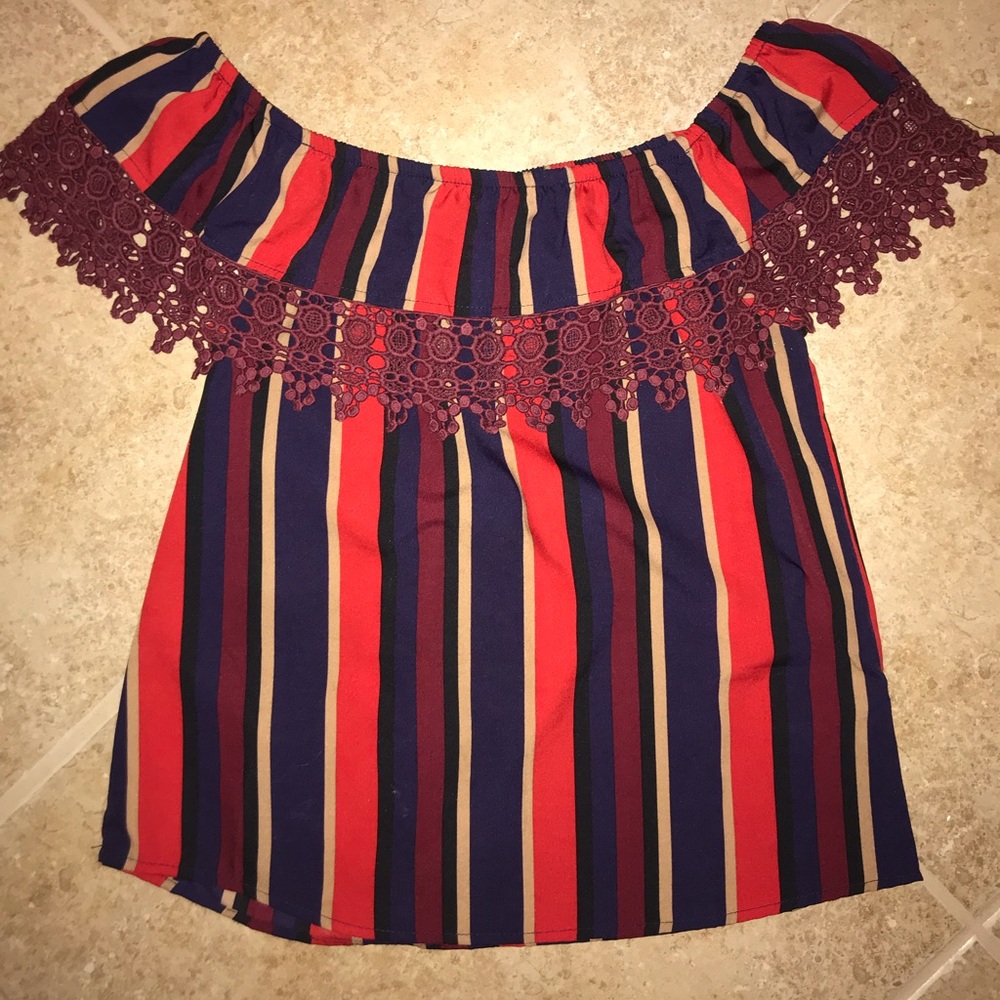 Off the shoulder blouse